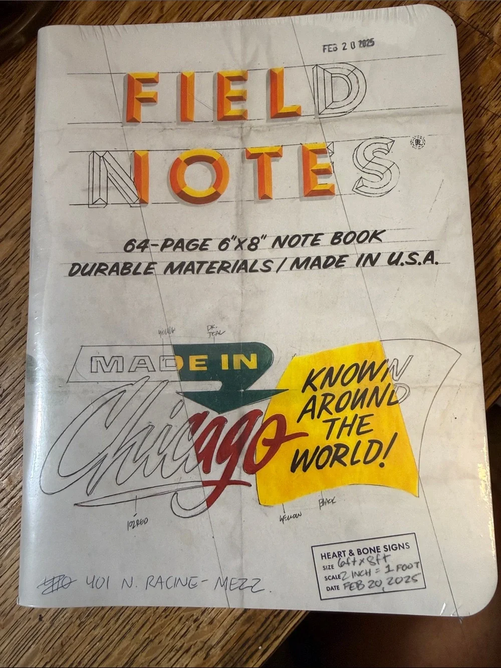 Field Notes 64-Page Notebook - limited edition Made in Chicago theme
